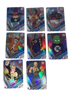 Dragon Heroes Holographic Collectible Trading Cards Lot Of 8